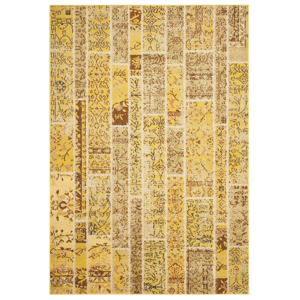 Safavieh Monaco MNC216K-5 5'1" x 7'7" Yellow/Multi Area Rug
