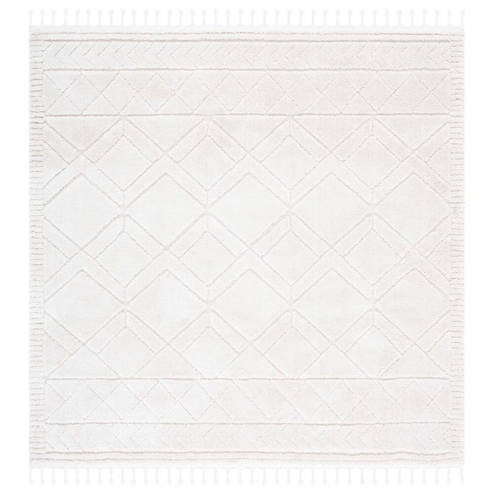 Safavieh Marrakesh 6'7" Square Ivory and Beige Area Rug