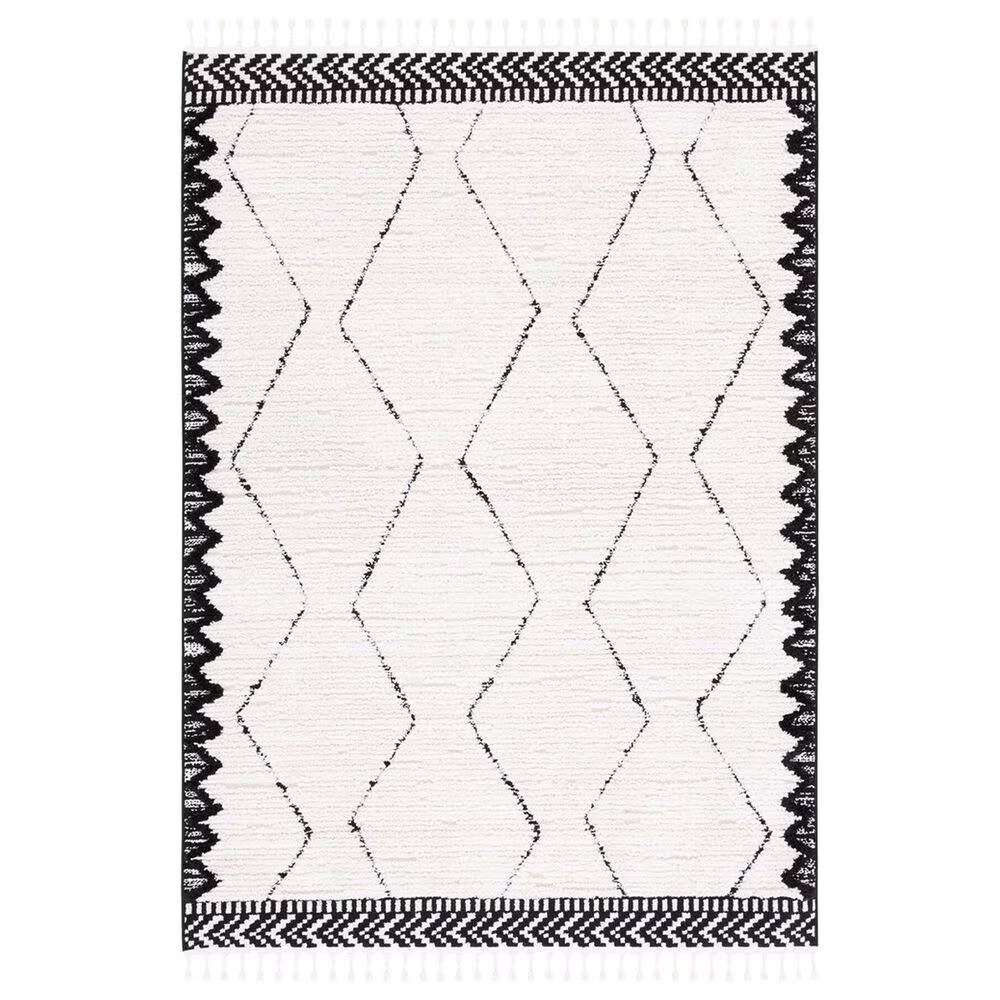 Safavieh Marrakesh MRK536A 4' x 6' Ivory and Anthracite Area Rug