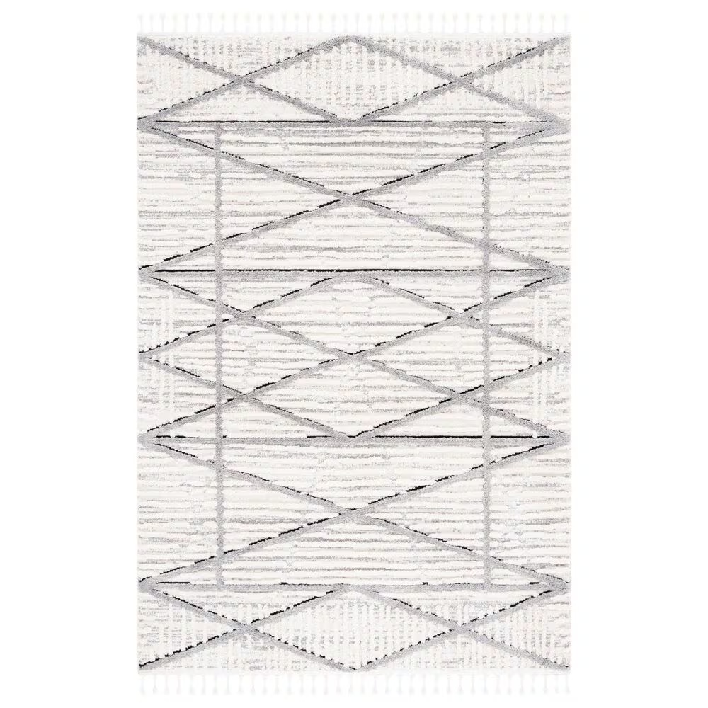 Safavieh Marrakesh MRK540F 4' x 6' Beige and Grey Area Rug