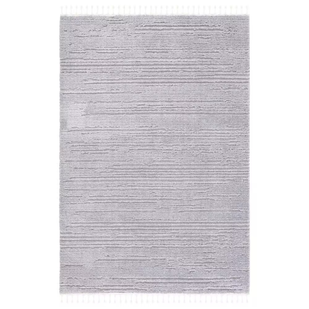Safavieh Marrakesh Striped 4' x 6' Grey and Light Grey Area Rug
