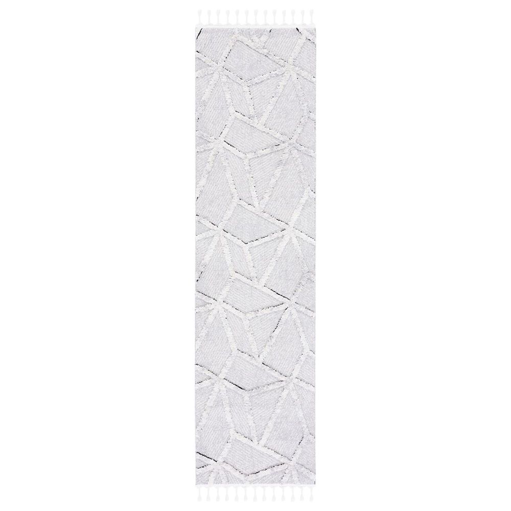 Safavieh Marrakesh MRK552F 2'2" x 6' Grey and Ivory Runner