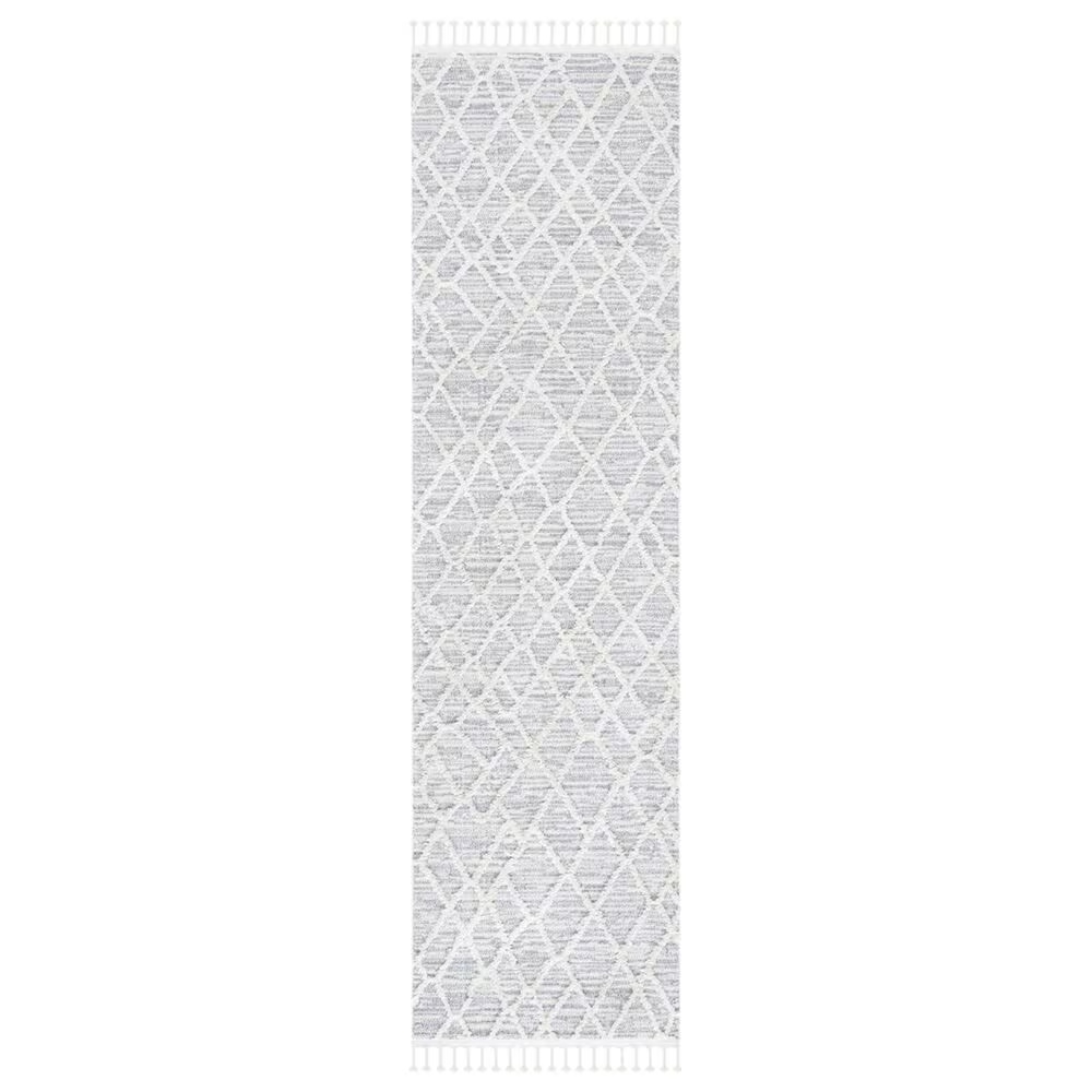 Safavieh Marrakesh MRK514A 2'2" x 10' Ivory and Grey Runner