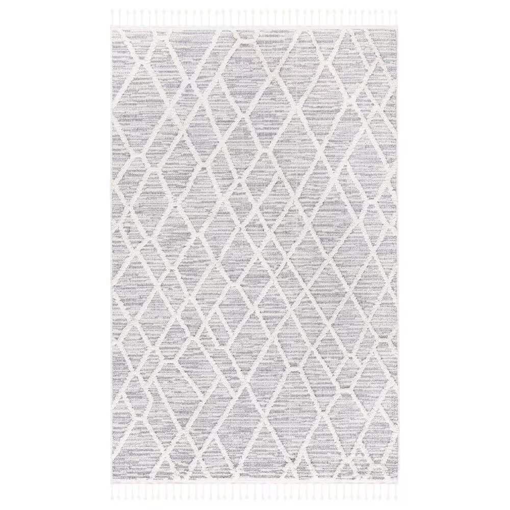 Safavieh Marrakesh MRK514 4' x 6' Ivory and Grey Area Rug