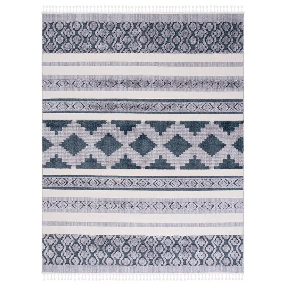 Safavieh Marrakesh MRK515B 8' x 10' Ivory and Blue Area Rug