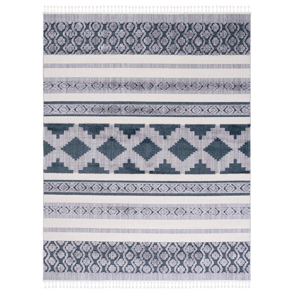 Safavieh Marrakesh MRK515B 9' x 12' Ivory and Blue Area Rug