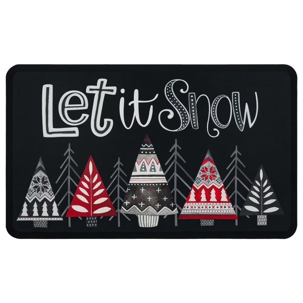 Mohawk Dri-Pro Nordic Trees 1'6" x 2'6" Multicolor Door Mat
