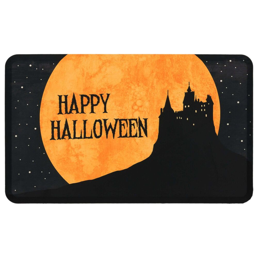 Mohawk Dri-Pro Creepy Castle 1'6" x 2'6" Multicolor Door Mat
