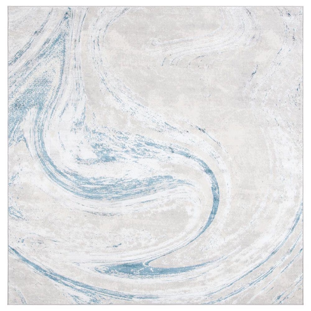 Safavieh Orchard 6'7" Square Grey and Blue Area Rug