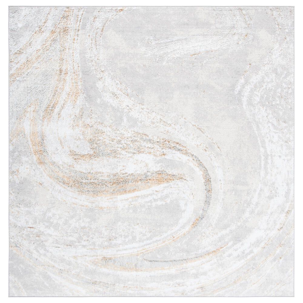 Safavieh Orchard ORC617 6'7" Square Grey and Gold Area Rug