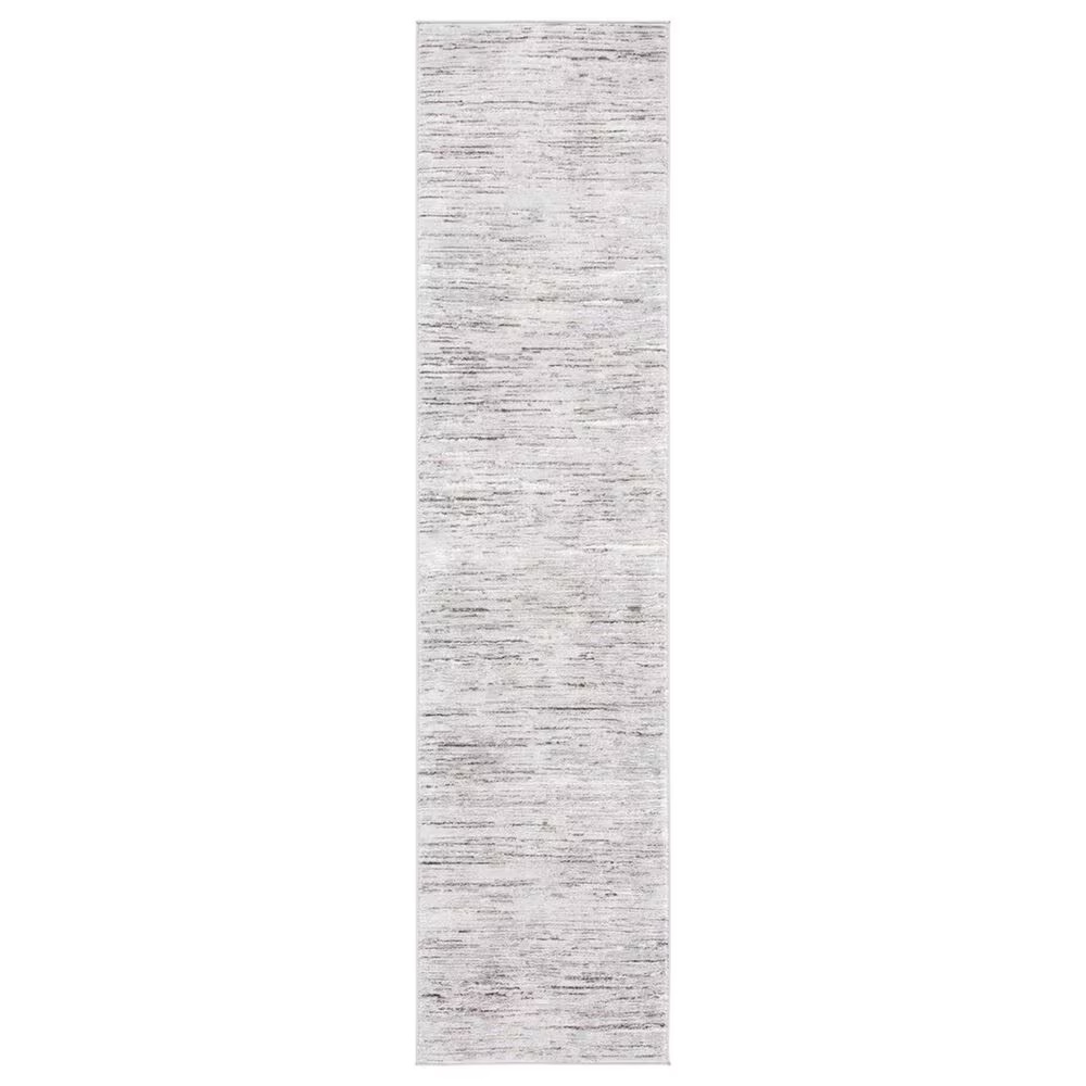 Safavieh Orchard Striped 2'2" x 9' Grey and Light Grey Runner
