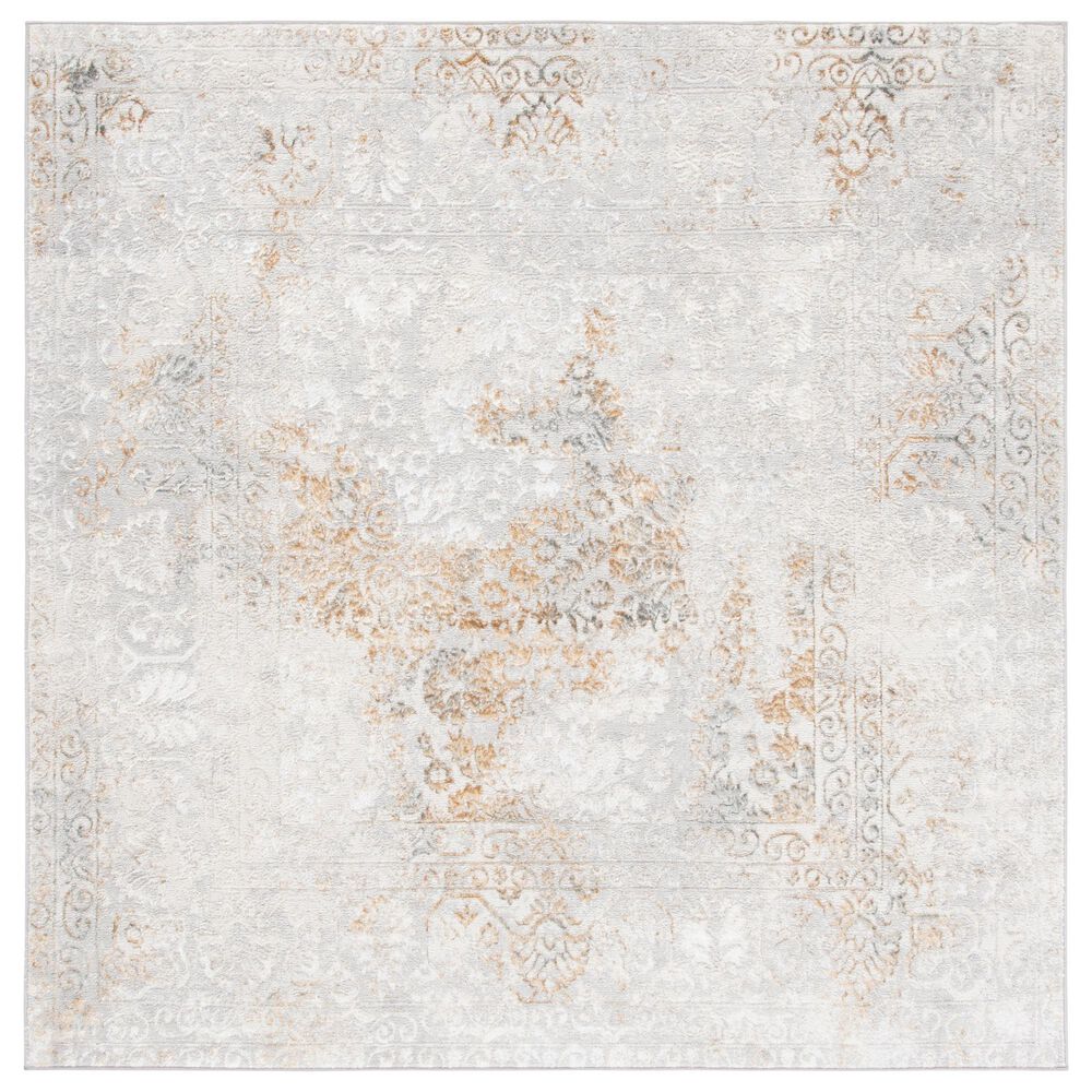 Safavieh OrchardORC684 6'7" Square Grey and Gold Area Rug