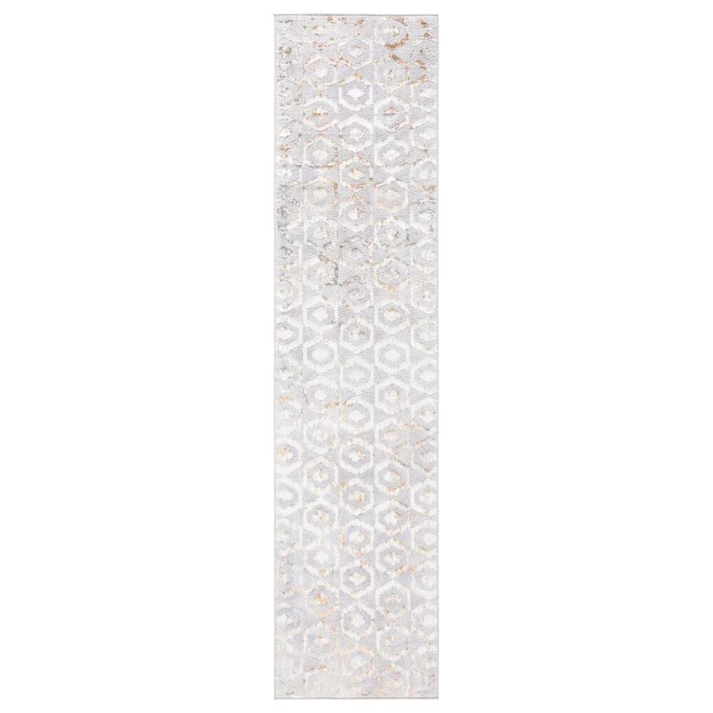 Safavieh OrchardORC608 2'2" x 9' Grey and Gold Runner