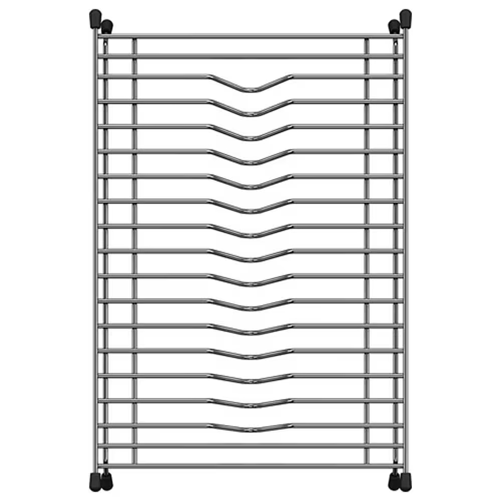 Blanco Diamond Floating Dish Rack for 50/50 Equal Double Bowl Kitchen Sinks in Stainless Steel