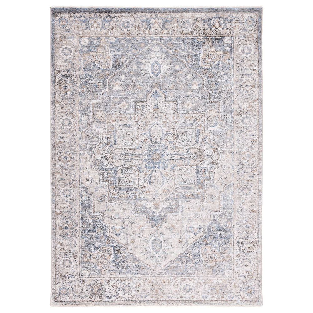 Safavieh Jasmine JSM314F 4'5" x 6'5" Grey and Blue Area Rug