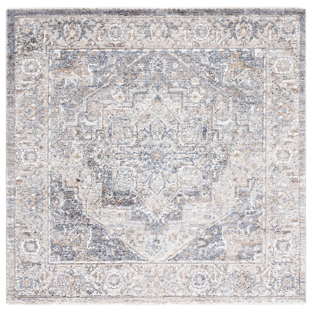 Safavieh Jasmine JSM314F 5'3" Square Grey and Blue Area Rug