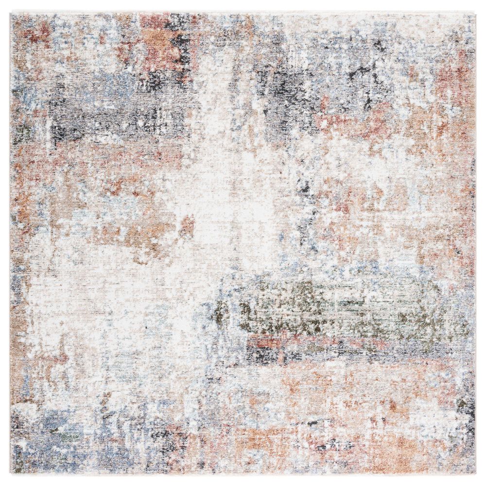 Safavieh Jasmine JSM334A 5'3" Square Ivory and Blue Area Rug