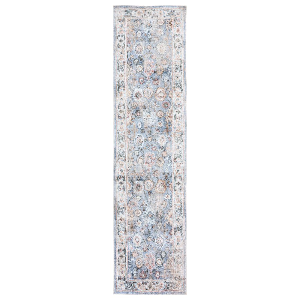 Safavieh Jasmine 2'2" x 9' Blue and Gold Runner