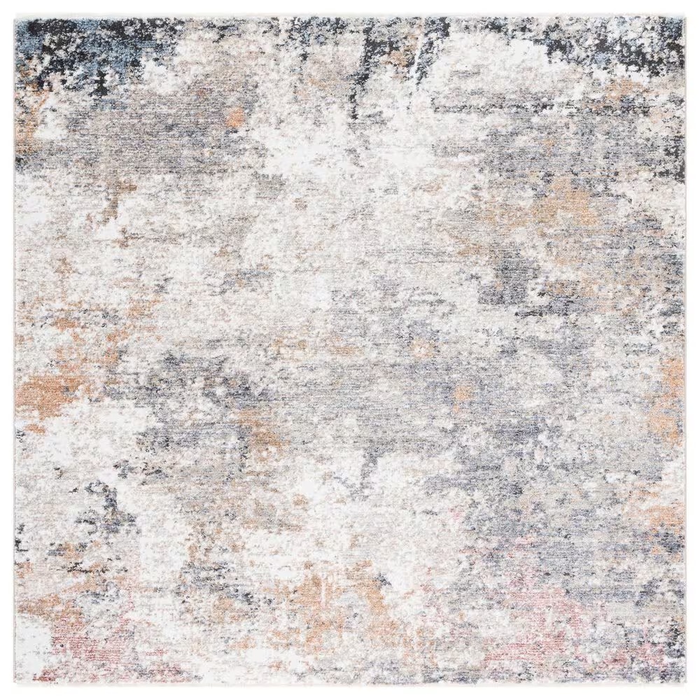 Safavieh Jasmine 5'3" Square Grey and Taupe Area Rug