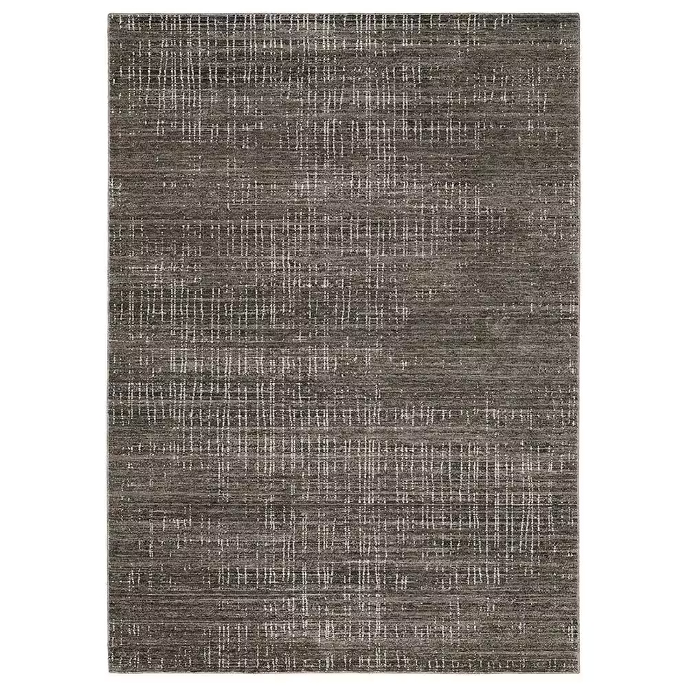 Oriental Weavers Nebulous Tweed 9'10" x 12'10" Charcoal Area Rug