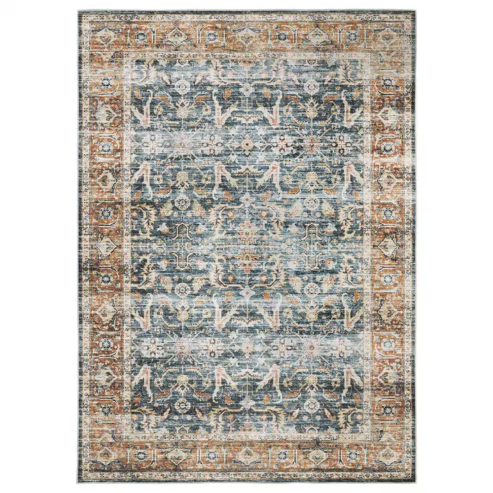 Oriental Weavers Charleston Distressed CHA06 2' x 3' Blue Area Rug