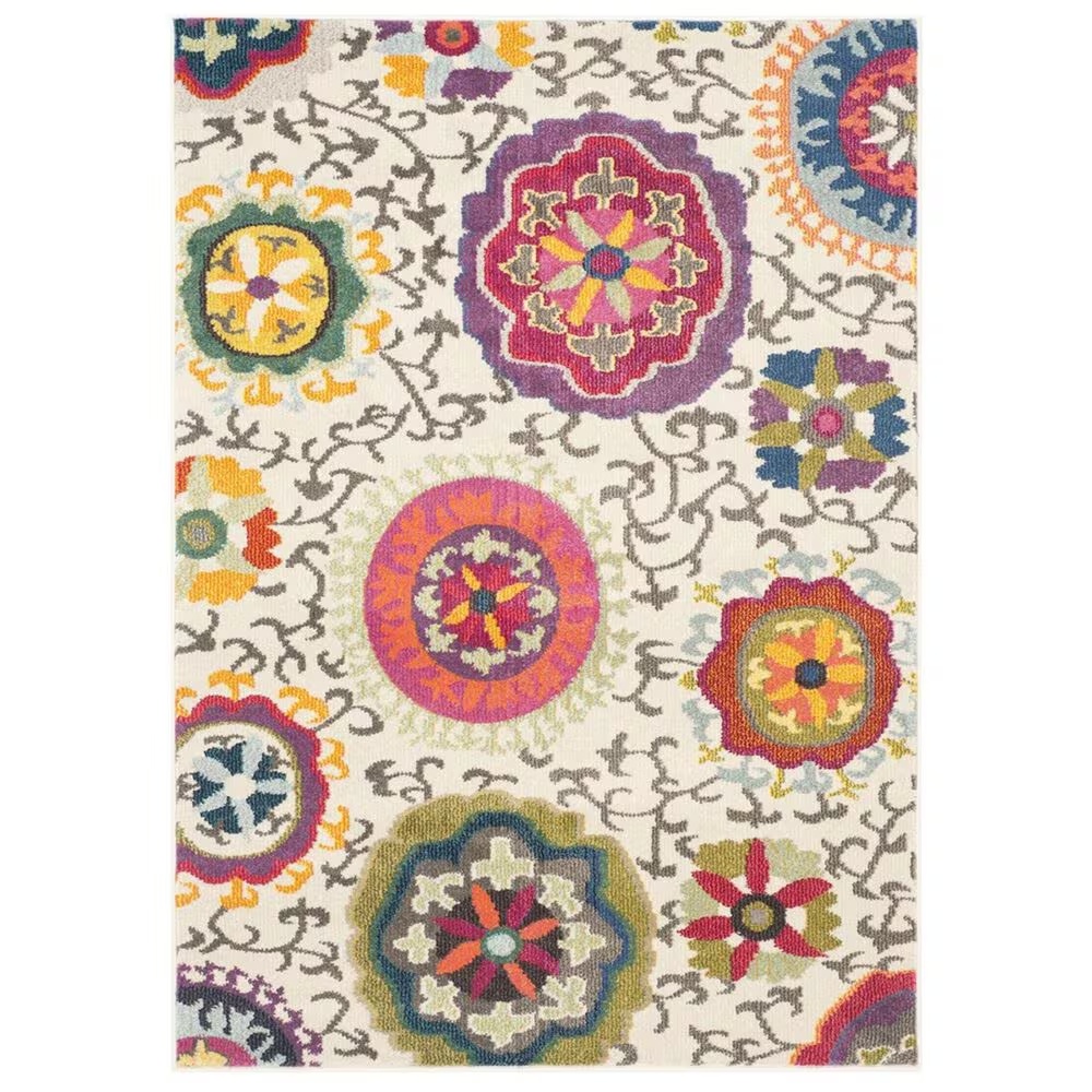 Safavieh Monaco MNC233A-4 4' x 6' Ivory/Multi Area Rug