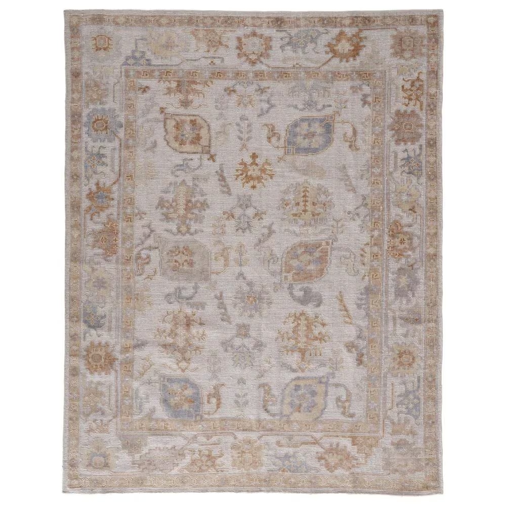 Feizy Wendover Southwestern 5' x 8' Silver Area Rug