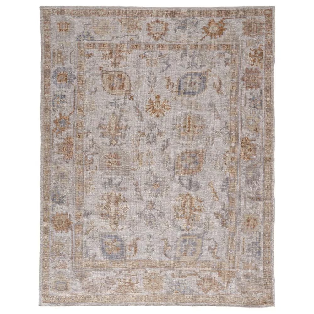 Feizy Wendover Southwestern 9' x 12' Silver Area Rug