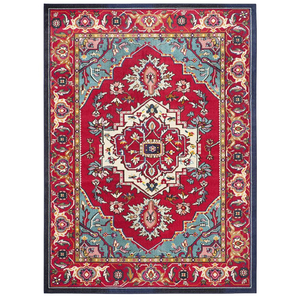Safavieh Monaco MNC207C-10 10' x 14' Red/Turquoise Area Rug