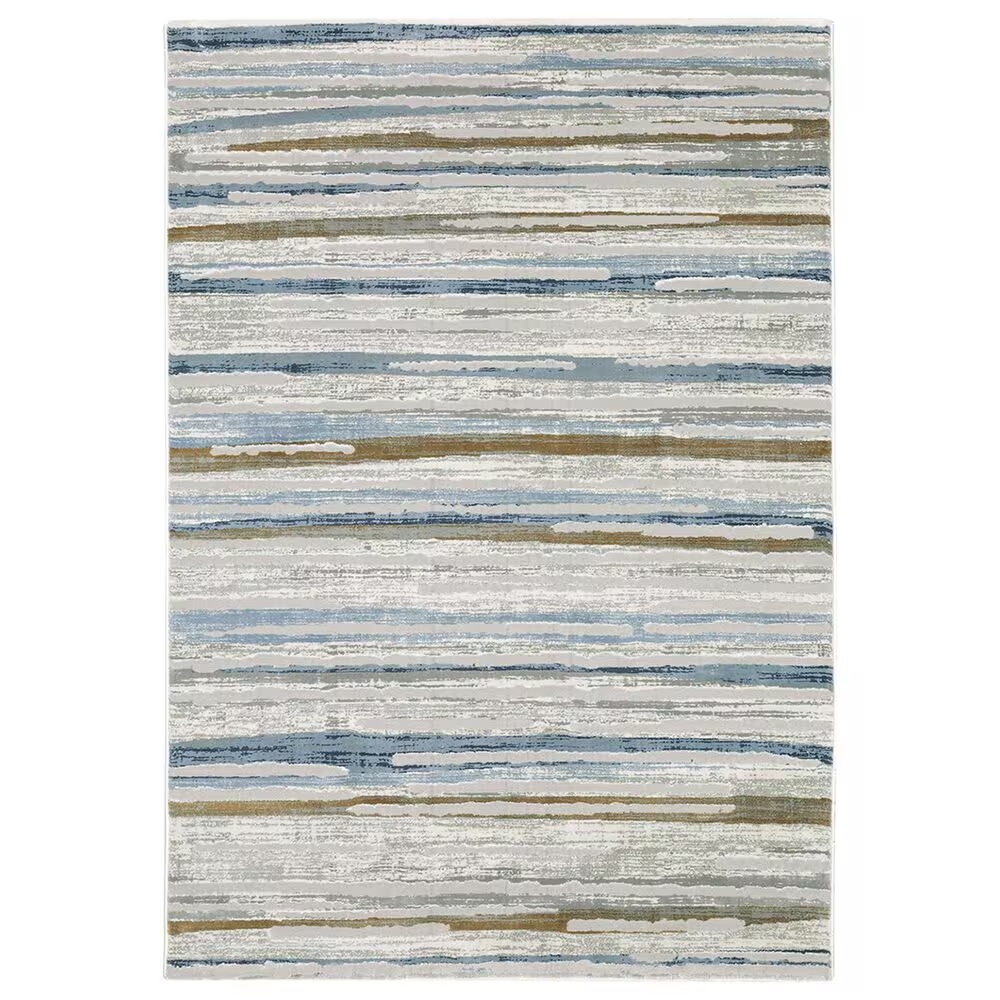 Oriental Weavers Easton Golden Stripes 3'3" x 5' Beige Area Rug
