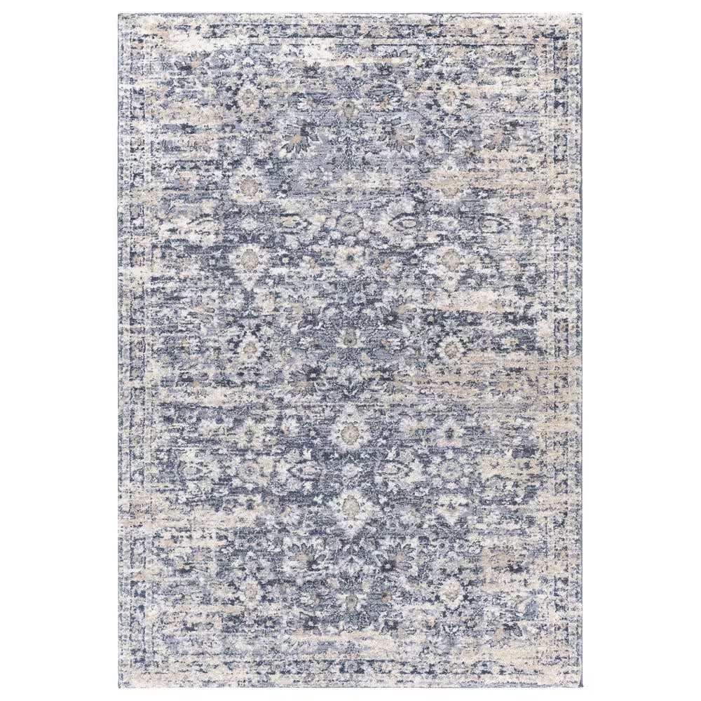 Surya Tuscany Transitional 4'3" x 5'7" Blue, Beige and Gray Area Rug