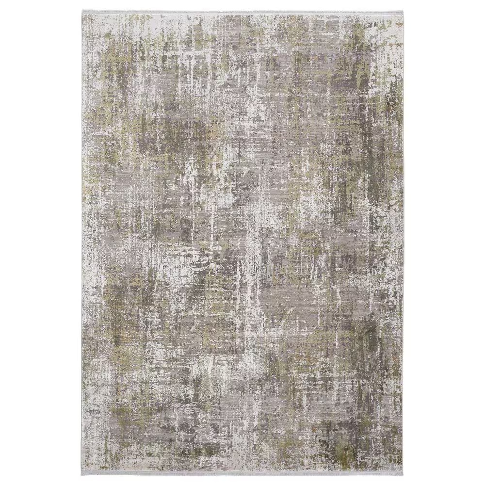 Feizy Cadiz 7'9" x 11' Green and Grey Area Rug