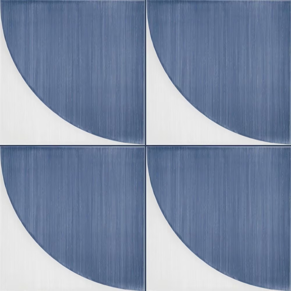 Marazzi Scenario Blue Convex 8" x 8" Porcelain Tile