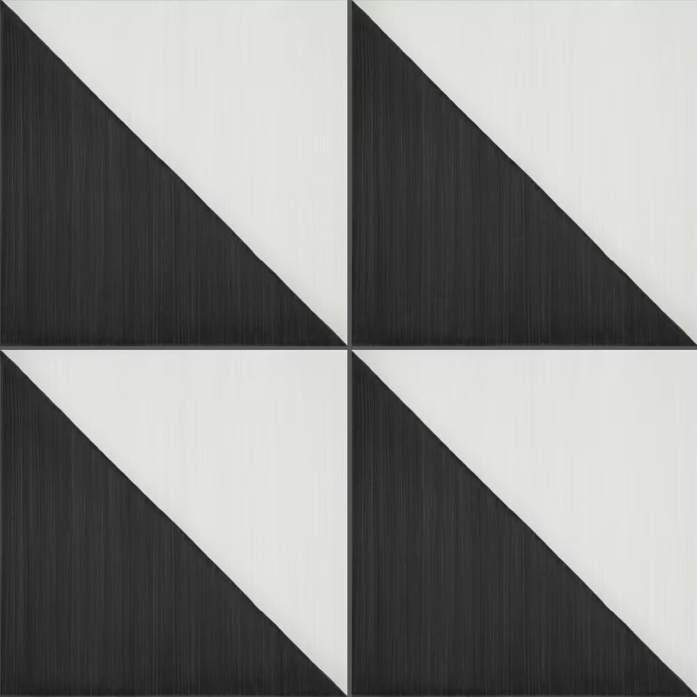Marazzi Scenario Nero Triangle 8" x 8" Porcelain Tile