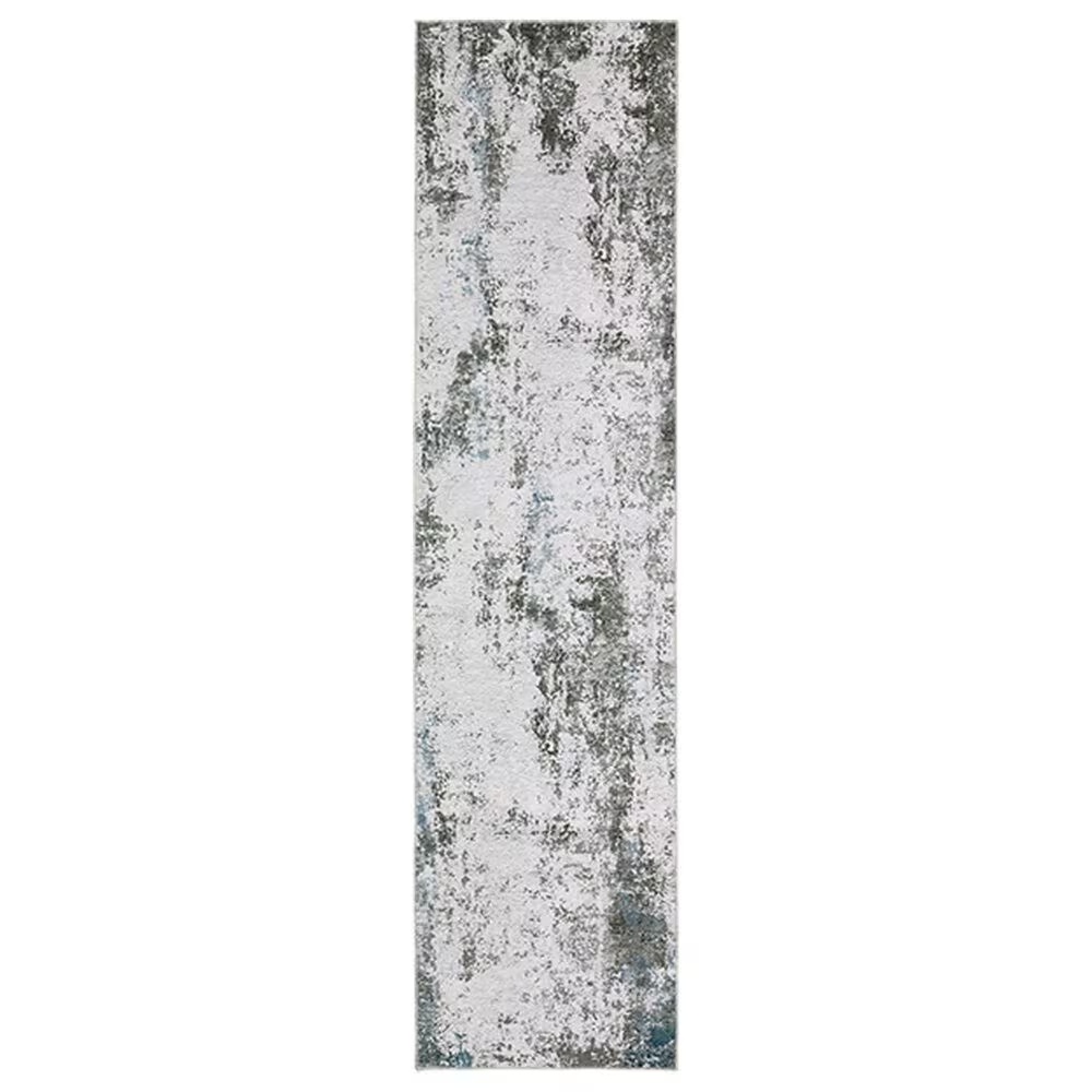 Oriental Weavers Malibu 2' x 8' Ivory and Grey Runner