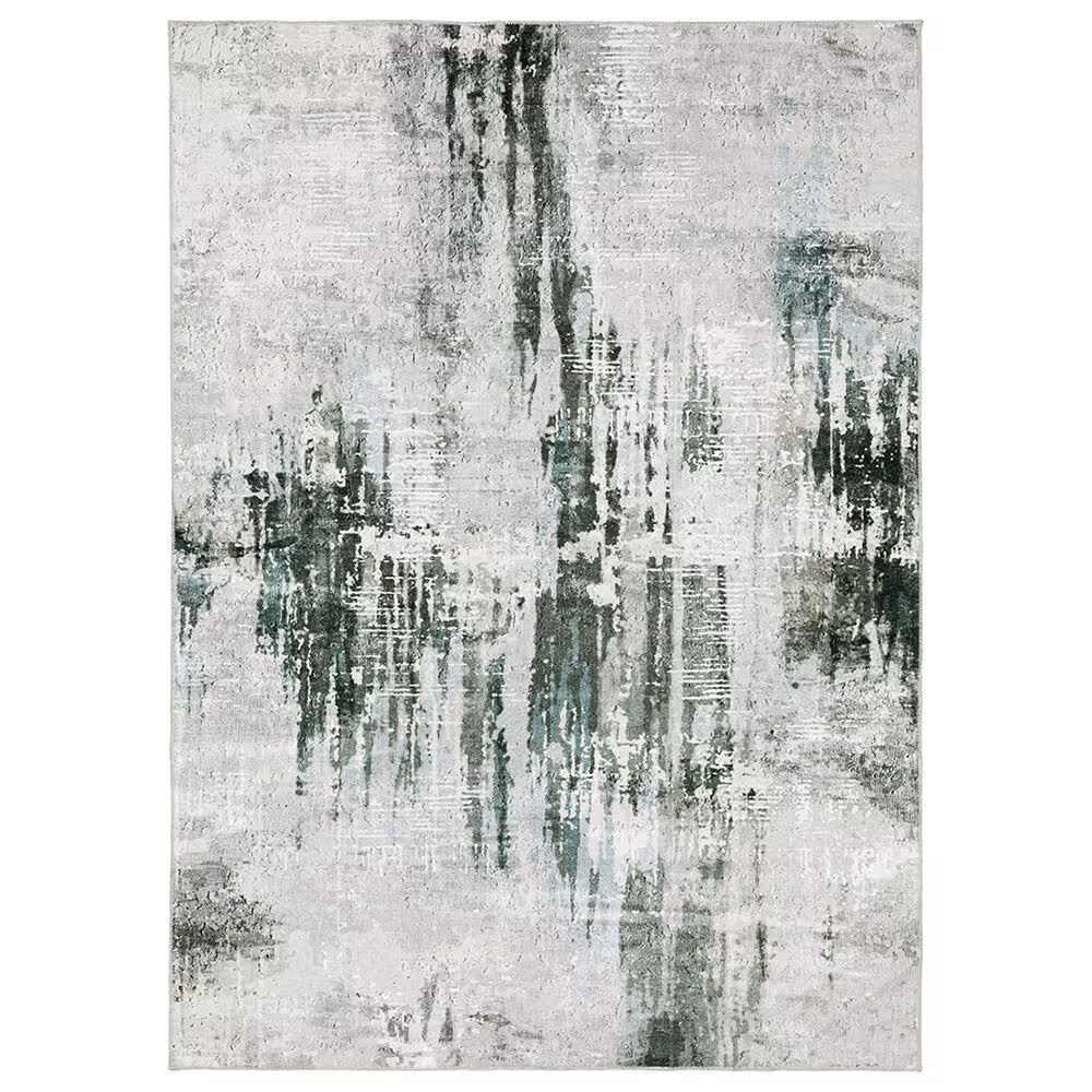 Oriental Weavers Malibu 7'6" x 10' Grey and Multicolor Area Rug
