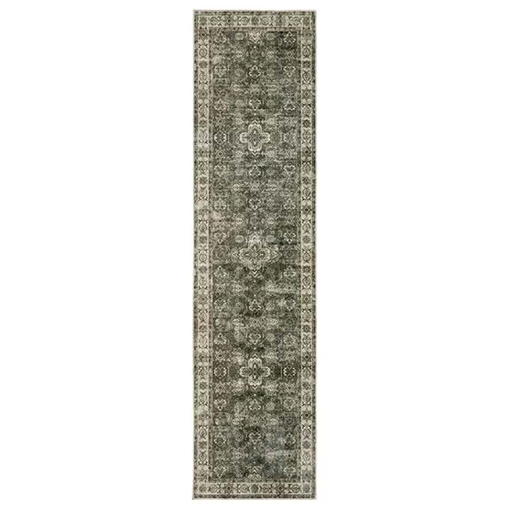 Oriental Weavers Malibu 2' x 8' Blue and Beige Runner