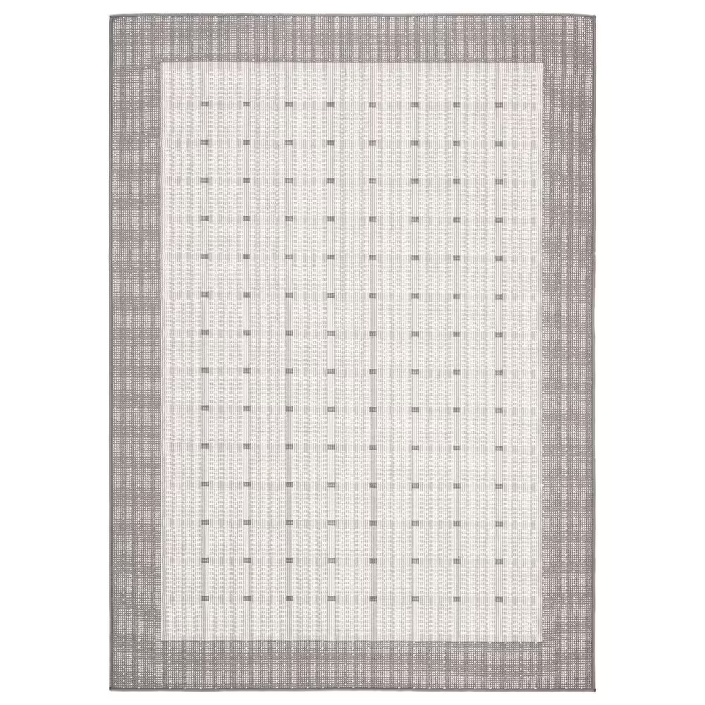 Safavieh Bermuda BMU801F 5'3" x 7'6" Grey and Ivory Indoor/Outdoor Area Performance Rug