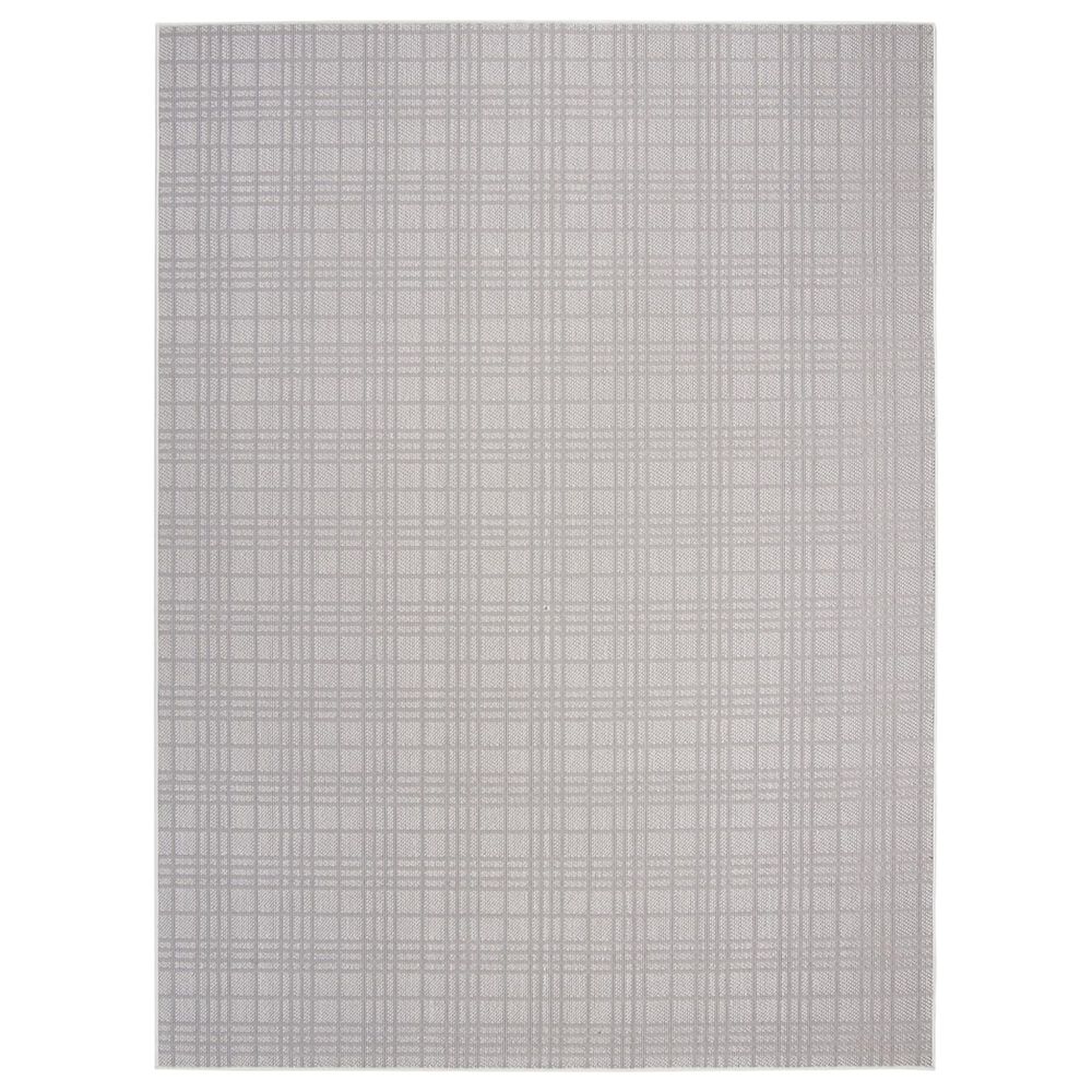 Safavieh Bermuda BMU802A 9' x 12' Ivory and Light Grey Indoor/Outdoor Area Performance Rug