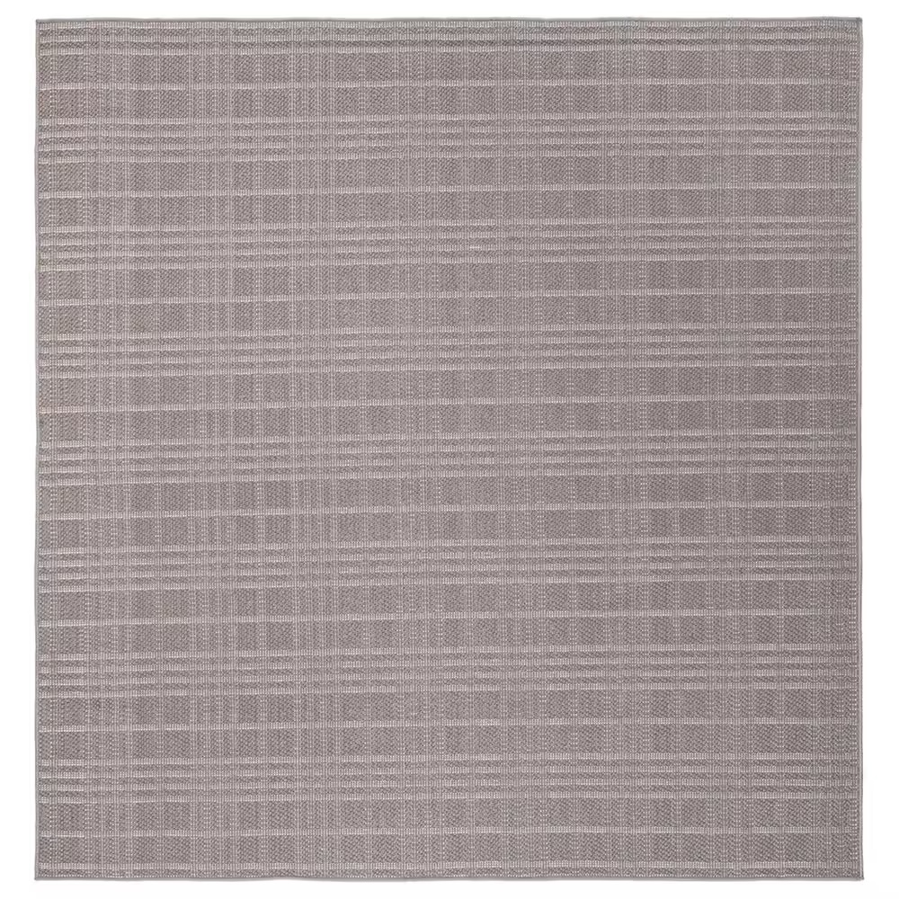 Safavieh Bermuda 5' Square Grey Indoor/Outdoor Area Performance Rug