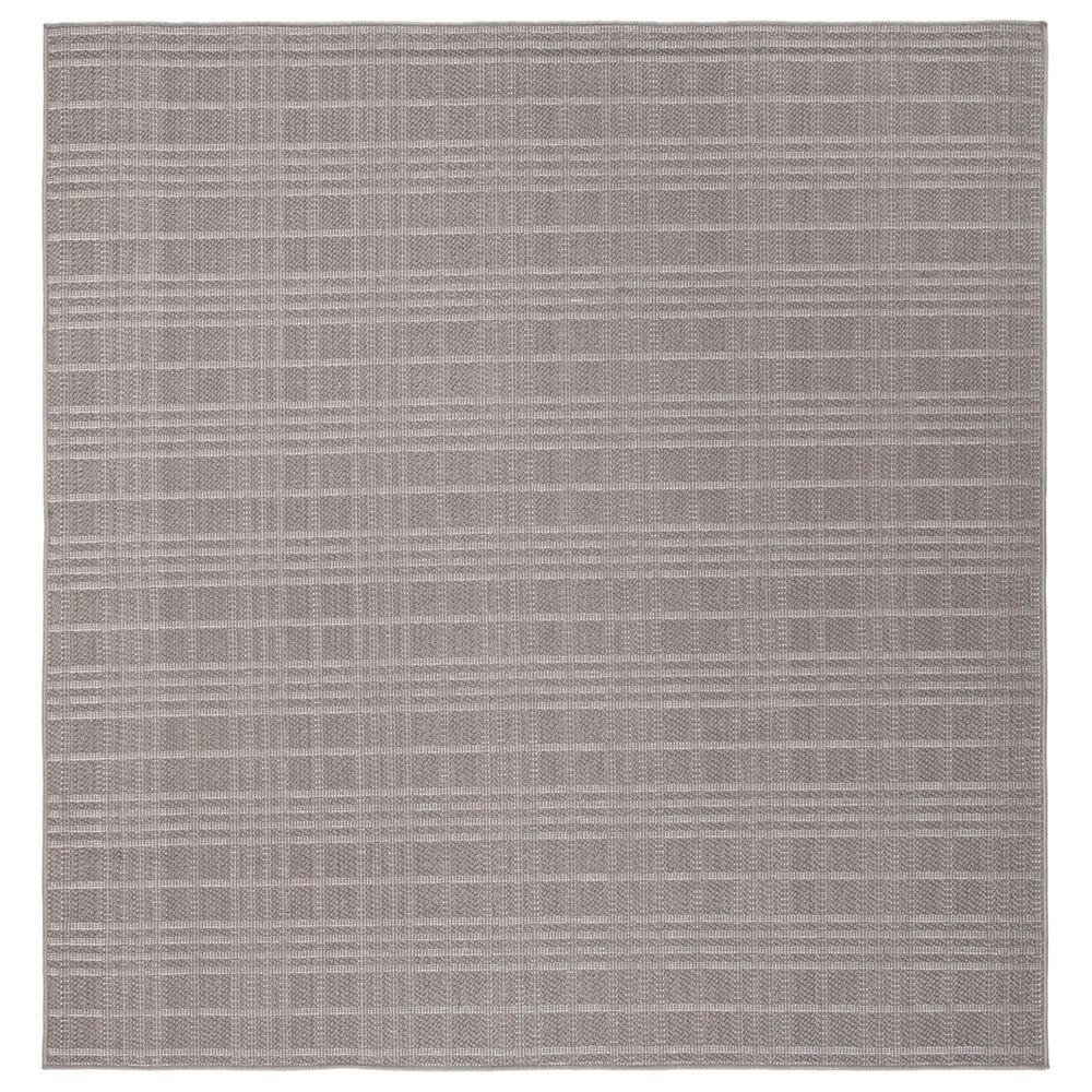 Safavieh Bermuda 6'7" Square Grey Indoor/Outdoor Area Performance Rug