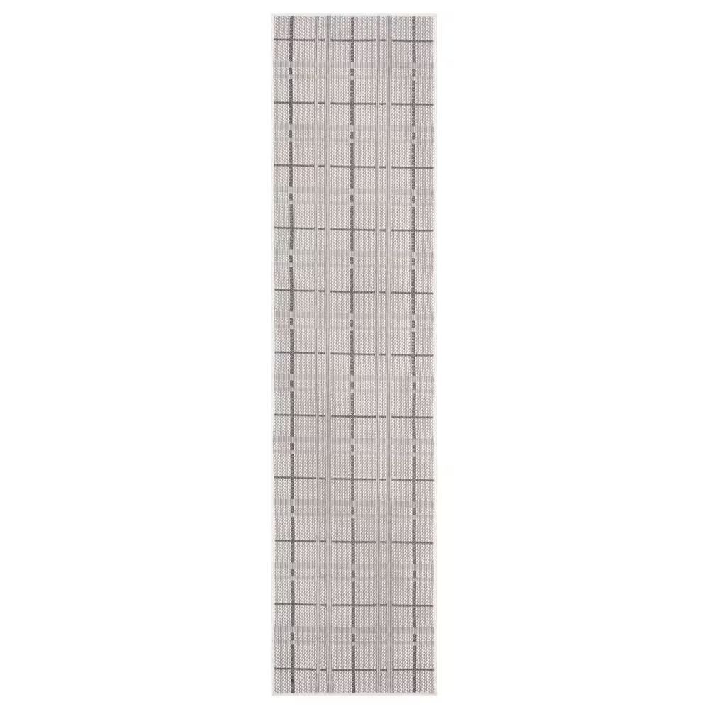 Safavieh Bermuda BMU803B 2' x 6' Ivory and Grey Indoor/Outdoor Area Performance Rug