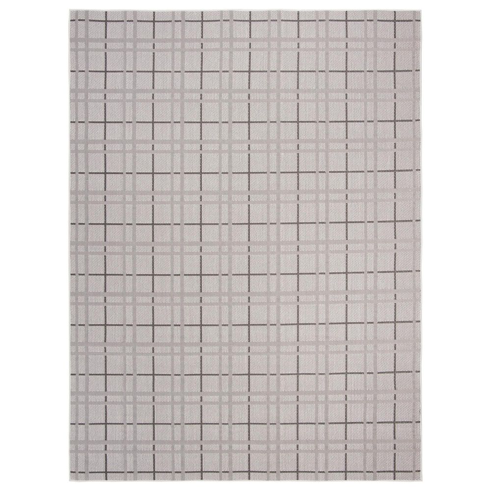 Safavieh Bermuda BMU803B 9' x 12' Ivory and Grey Indoor/Outdoor Area Performance Rug