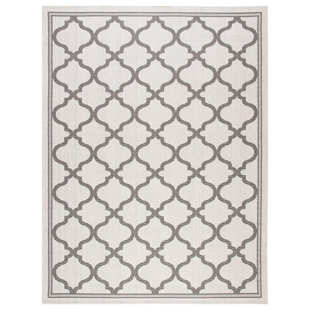 Safavieh Bermuda 9' x 12' Ivory and Grey Indoor/Outdoor Area Performance Rug
