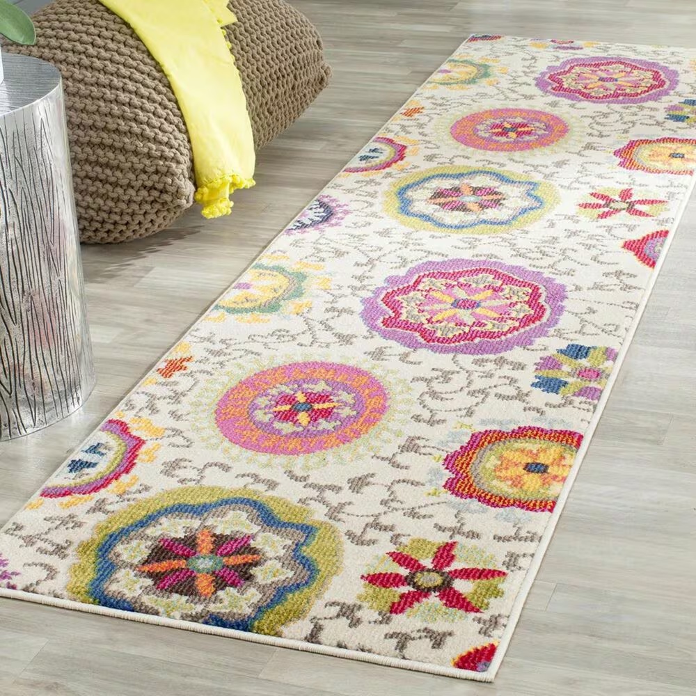 Safavieh Monaco MNC233A-212 2'2" x 12' Ivory/Multi Runner
