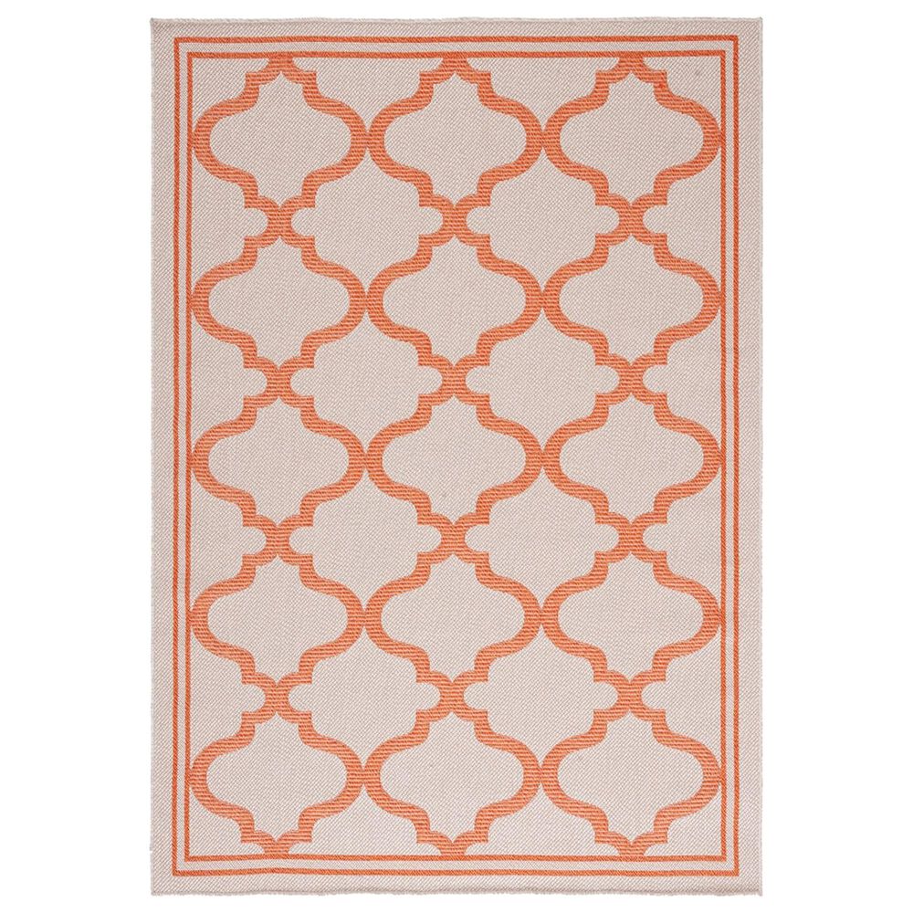 Safavieh Bermuda 9' x 12' Ivory and Rust Indoor/Outdoor Area Performance Rug