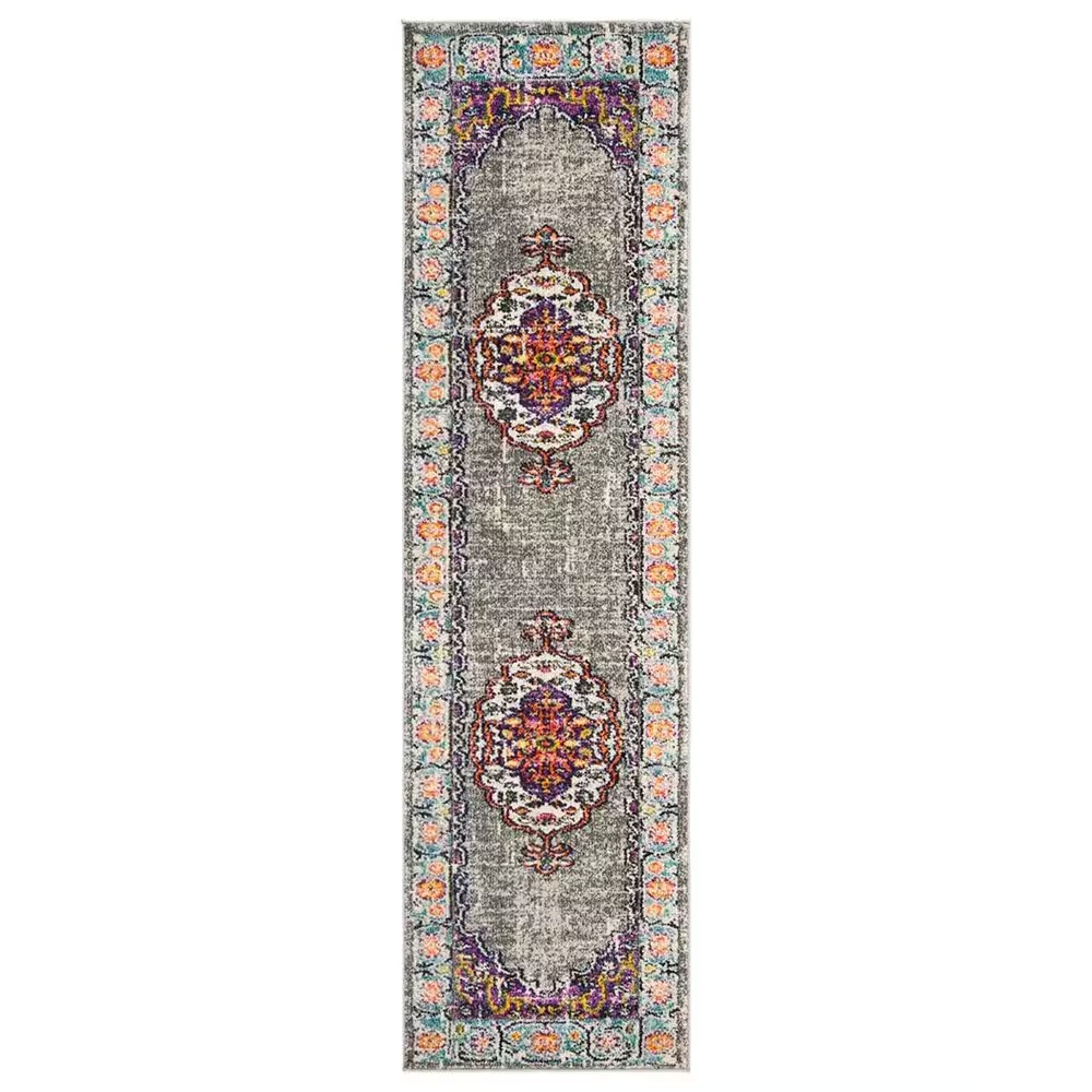Safavieh Monaco MNC246L-212 2'2" x 12' Violet/Light Blue Runner