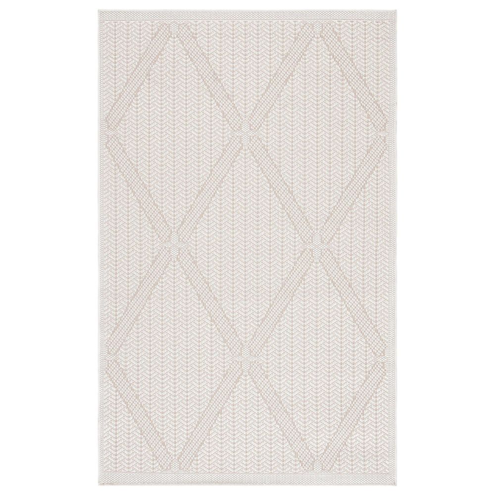Safavieh Bermuda 4' x 6' Cream and Beige Indoor/Outdoor Area Performance Rug
