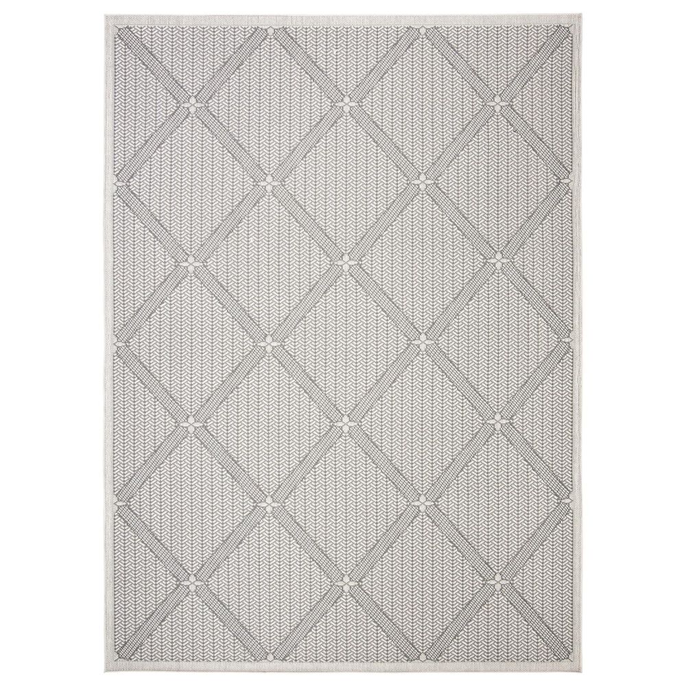 Safavieh Bermuda 8' x 10' Cream and Grey Indoor/Outdoor Area Performance Rug