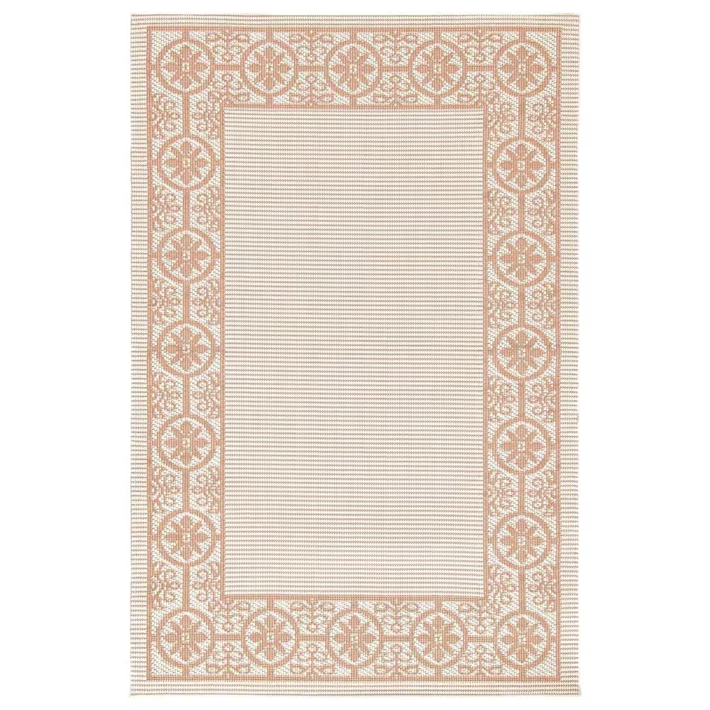 Safavieh Bermuda Floral 3' x 5' Ivory and Beige Indoor/Outdoor Area Performance Rug